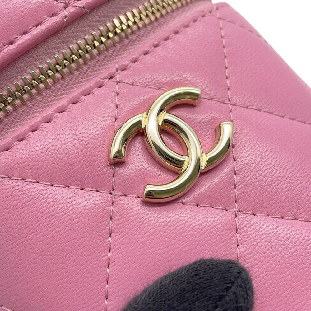 Chanel Vanity Bag, Coco Mark, Matelassé, Lambskin, AP2730, CHANEL Handbag, Po... - Picture 6 of 14